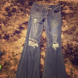 American Eagle flare pants